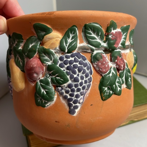 Norcal Pottery 5.5” Sandwashed Fruit Jardiniere Terracotta Flower Pot Planter - Picture 4 of 7